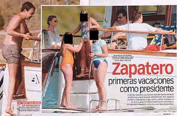 Sonsoles Espinosa cambia la piscina de la Guardia Civil por la del Hotel AC