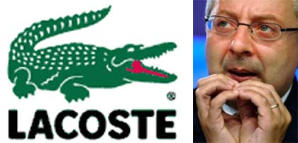 El cocodrilo de Lacoste se quiere comer a Pepi&ntilde;o Blanco
