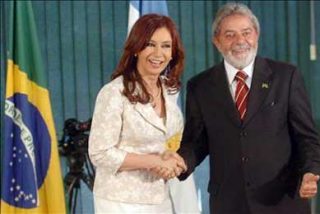 Cristina Fern&aacute;ndez y Lula quieren m&aacute;s reuniones y m&aacute;s integraci&oacute;n