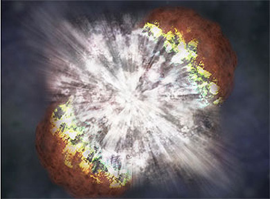 Tras la pista de una nueva supernova