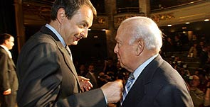 Zapatero y Polanco