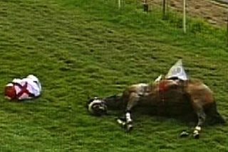 Cae del caballo y muere en plena carrera
