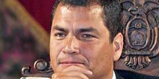 Pol&eacute;mica entrada de Correa en campa&ntilde;a electoral