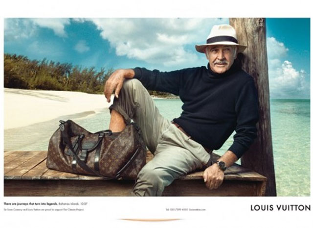 Sir Sean Connery, embajador de Louis Vuitton