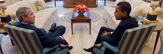 Obama urge a Bush a acudir en ayuda de la industria automovil&iacute;stica