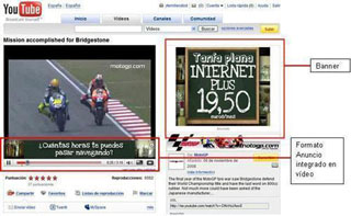 YouTube lanza en España anuncios integrados no intrusivos en sus vídeos