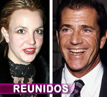 Britney Spears y Mel Gibson comparten sus penas en una cena
