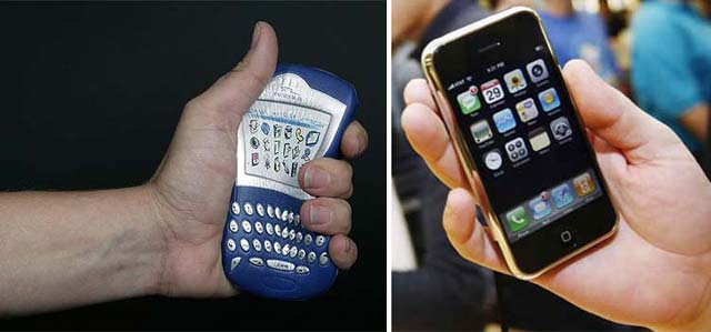 Blackberry vs iPhone