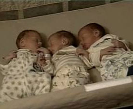 Nacen en Nueva York trillizos de un solo embri&oacute;n