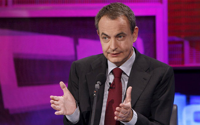 Zapatero: "Exagerar la situaci&oacute;n econ&oacute;mica es antipatriota"