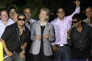 Hillary con los puertorrique&ntilde;os