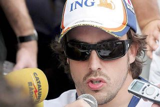 Alonso: "Tuve suerte"