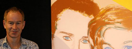 John McEnroe subasta un retrato que les hizo Andy Warhol