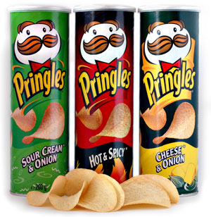 Enterrado en una lata de Pringles