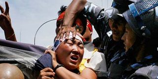 La polic&iacute;a china arresta a un centenar de monjes tibetanos