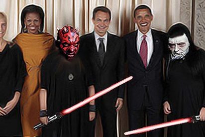 'La familia Monster visita a Obama'