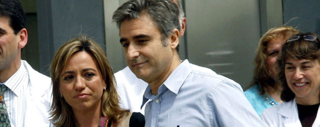 Miguel Barroso y Carme Chac&oacute;n