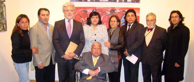 Embajada del Per&uacute; en Espa&ntilde;a distingue al pintor peruano Julio Le&oacute;n Gomez