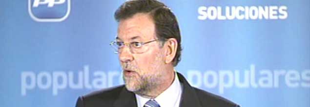 Rajoy: "Si no gana el PP, corres el riesgo de palmarla"