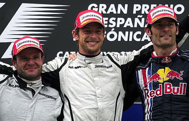 Jenson Button gana el Gran Premio de España de Fórmula 1 y Fernando Alonso concluye quinto