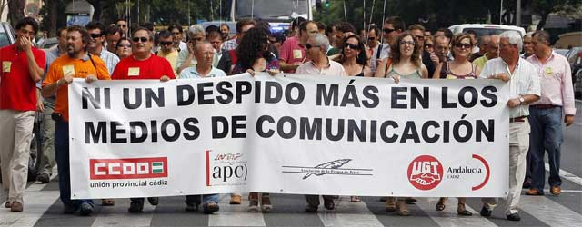 El pesebre mediático andaluz cruje por el desplome del ladrillo