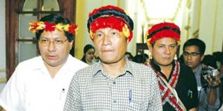 Nicaragua concede asilo pol&iacute;tico a l&iacute;der ind&iacute;gena peruano refugiado en su embajada en Lima