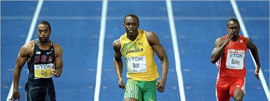Usain Bolt pulveriza el record mundial en los 100 metros lisos