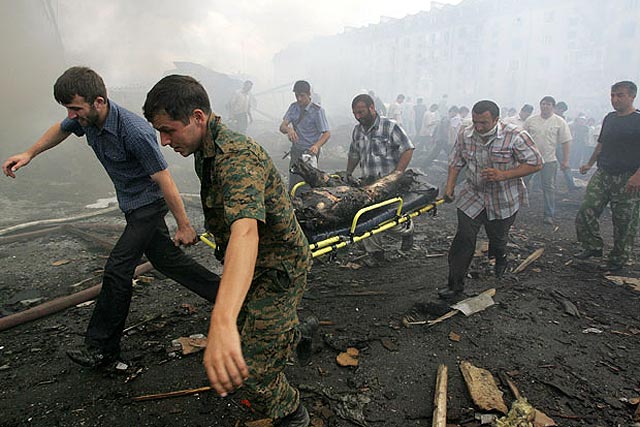 Al menos 18 muertos en un atentado suicida contra la polic&iacute;a en Ingushetia