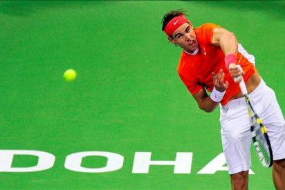 Nadal cruje a Starace en la segunda ronda del torneo de Doha