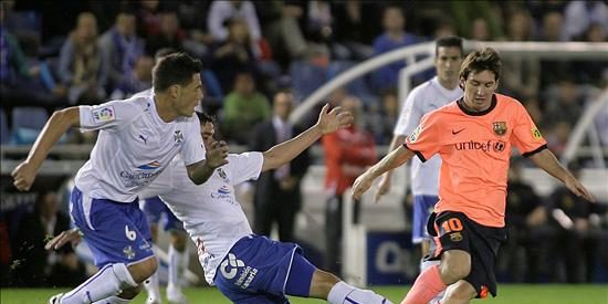 Messi se da un fest&iacute;n en Tenerife y firma un nuevo 'hat-trick'