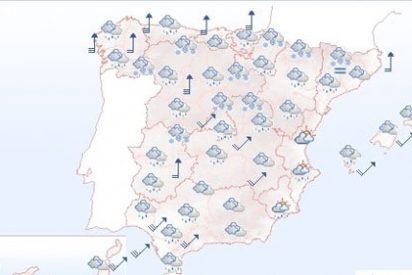 Un nuevo temporal cruza Espa&ntilde;a