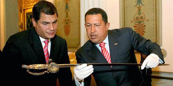 Las FARC se jactan de haber sustra&iacute;do hist&oacute;rica espada de Sim&oacute;n Bol&iacute;var