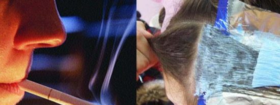 Fumar y te&ntilde;irse el pelo, un peligro para el h&iacute;gado