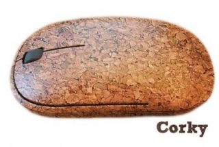 El ratón verde: sin cables ni pilas... hecho de corcho y que aprovecha la energía cinética