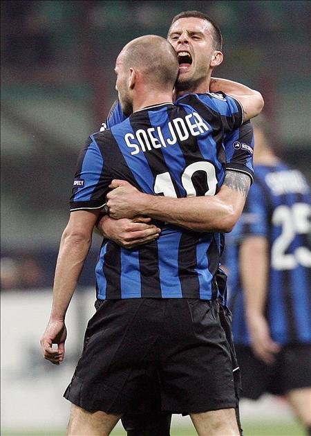 Sneijder, entre los 25 convocados por el Inter para el partido contra el Barcelona