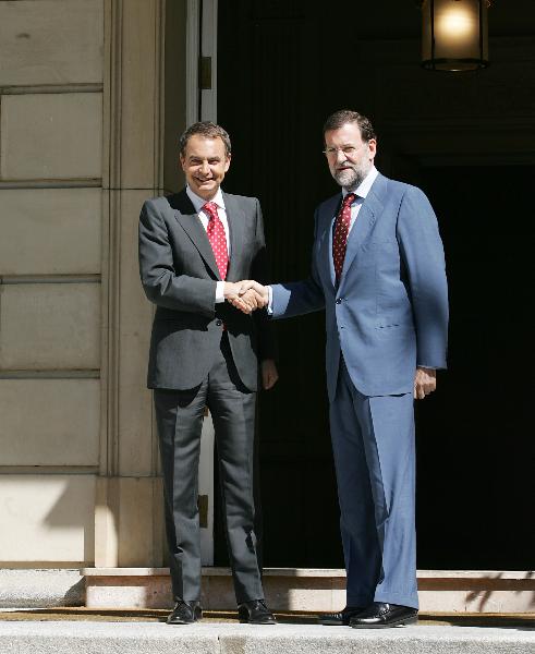 Zapatero y Rajoy se re&uacute;nen hoy en La Moncloa