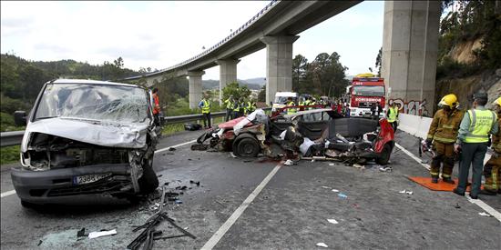 Mueren siete personas en las carreteras durante el fin de semana
