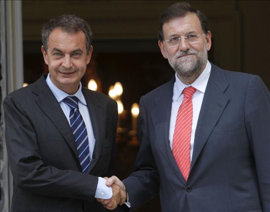 Zapatero y Rajoy se ven hoy en La Moncloa 18 meses despu&eacute;s de su &uacute;ltima cita