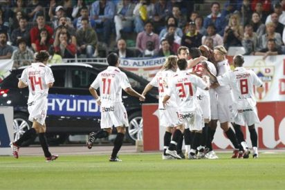 2-3. Rodri mete al Sevilla en la Liga de Campeones en el &uacute;ltimo minuto
