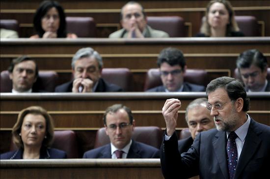 Rajoy asume la defensa del "no" a los recortes desde la tribuna del Congreso
