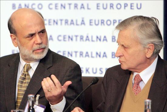 Bernanke y Trichet destacan el papel de las economías emergentes