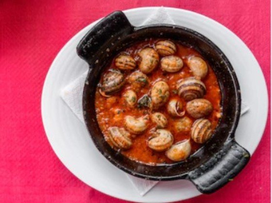 Caracoles en salsa montañesa