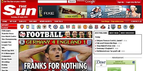 La prensa brit&aacute;nica, entre el humor, la resignaci&oacute;n y las cr&iacute;ticas a Fabio Capello