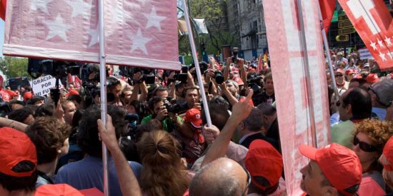 "Ayer se vio que los sindicatos tampoco controlan a los que s&iacute; tienen empleo"