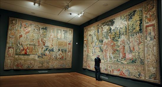 El Prado re&uacute;ne "Los amores de Mercurio y Herse", la mejor serie de tapices