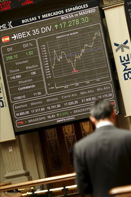 La Bolsa espa&ntilde;ola cae el 2,16 por ciento tras la apertura y pierde los 9.200 puntos