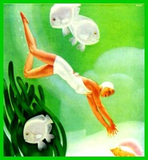 Ensalada tibia de perca, algas nori, soja, pomelo rosa y queso feta