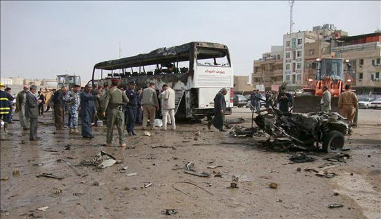 Al menos 28 peregrinos chi&iacute;es muertos y 63 heridos en un atentado en Bagdad