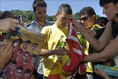 David Villa conf&iacute;a en que haya muchos ni&ntilde;os tengan la suerte que &eacute;l ha tenido