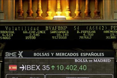 La Bolsa espa&ntilde;ola aumenta sus ganancias y el Ibex-35 sube el 1,63 por ciento a mediod&iacute;a
